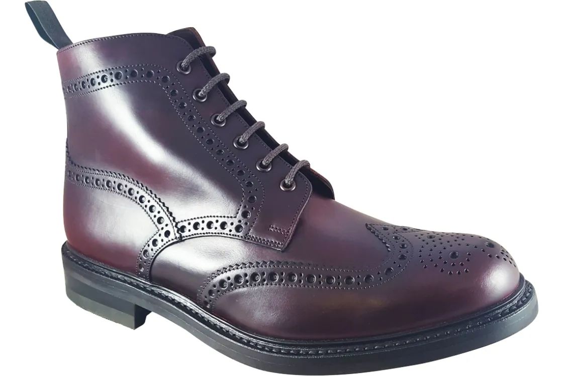 Loake Apron Toe | Brogues<Bedale Mens Handmade Leather Brogue Boots