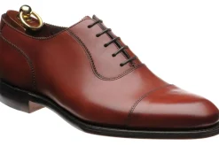 Loake Mens Shoes | Oxford Toe Cap<Evans Mens Leather Shoes