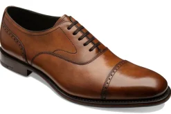 Loake Oxford Toe Cap | Mens Shoes<Hughes Mens Leather Shoes
