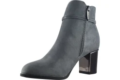 Women Lotus Womens Boots<Autumn ULB292 Womens Suede Effect Ankle Boots