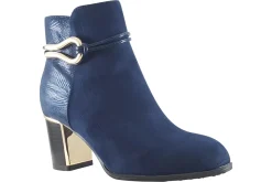 Women Lotus Womens Boots<Autumn ULB292 Womens Suede Effect Ankle Boots