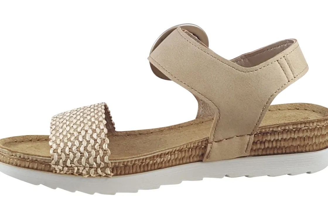 Women Marco Tozzi Womens Sandals<Olive 28780-44 Womens Sandals