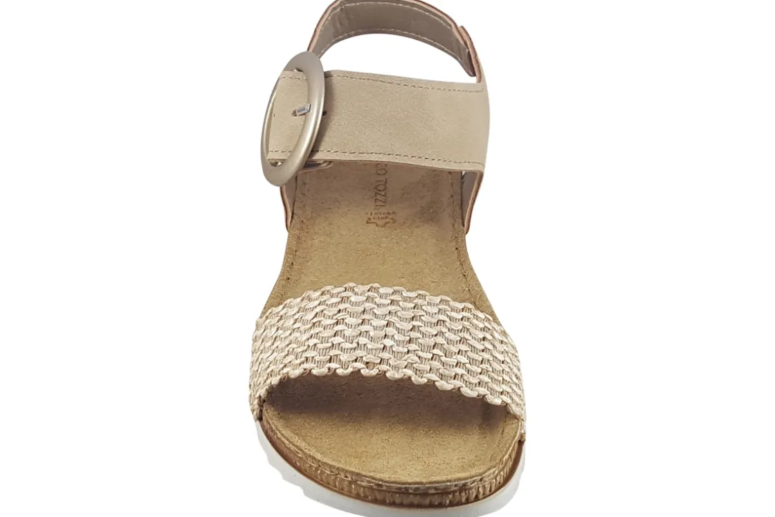 Women Marco Tozzi Womens Sandals<Olive 28780-44 Womens Sandals
