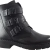 Women Marco Tozzi Womens Boots<Strappy 25400-29 Womens Leather Ankle Boots