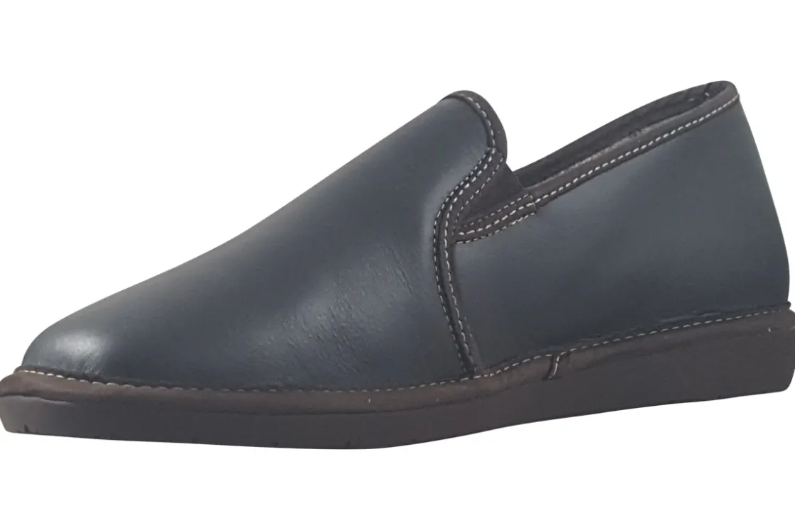 Nordikas Plain Toe | Mens Slippers<Noble (663-3M) Mens Leather Slippers