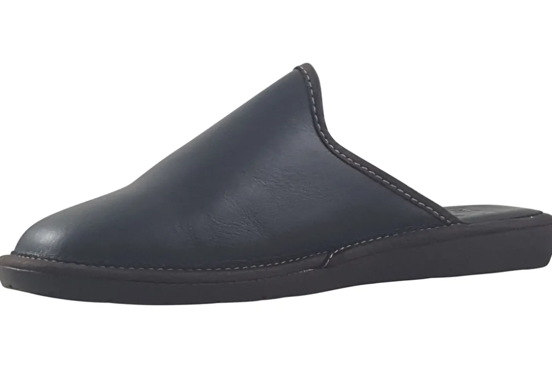 Nordikas Plain Toe | Sliders & Mules<Norwood (131-3M) Mens Leather Slippers