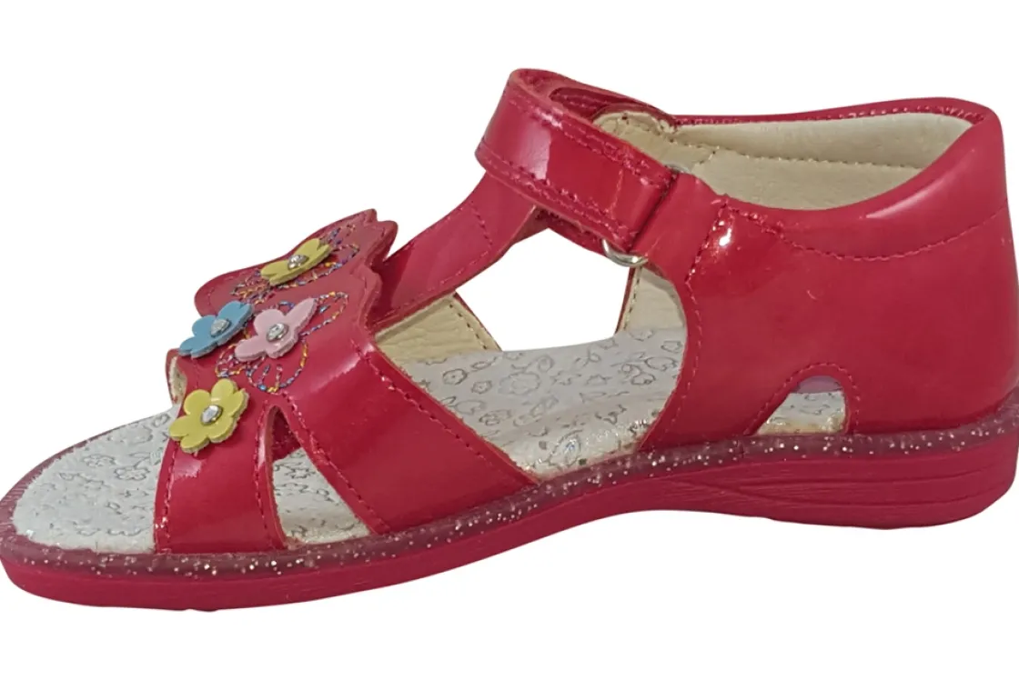 Pablosky Velcro | Podiatrist Approved<Girls Leather Patent Sandals