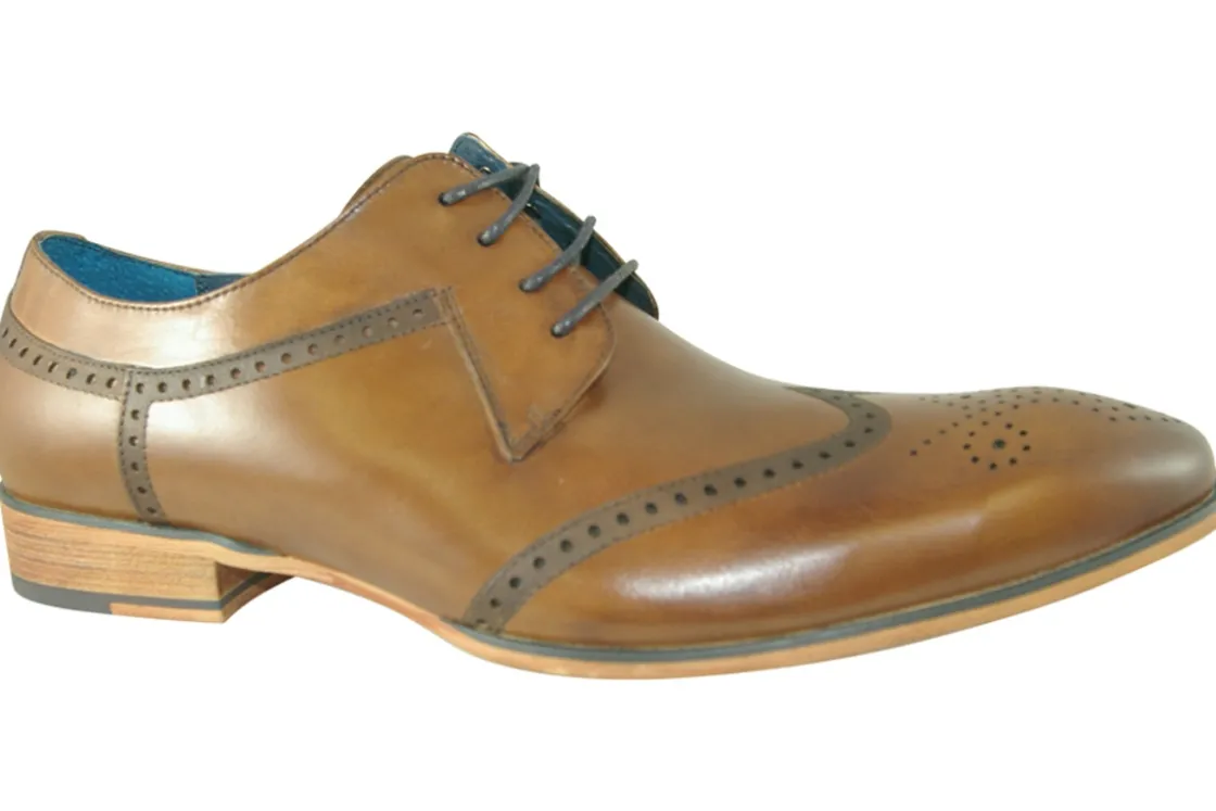 Paolo Vandini Mens Shoes | Brogues<Nyland Mens Leather Brogue Shoes