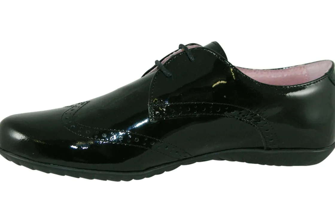 Petasil Junior Girls | Senior Girls<Emma 5650 Girls Leather Patent Shoes