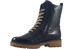 Women Remonte Womens Boots<Danielle D8663-00 Womens Leather Patent Ankle Boots