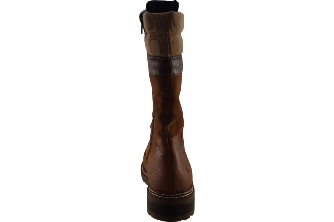 Women Remonte Womens Boots<Swan Lake D0B76 Water Resist Womens Mid Calf Boots