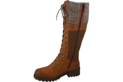 Women Rieker Womens Boots<Alps Z0442 Womens Water Resist Leather Long Led Boots