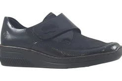 Women Rieker Womens Shoes<Ariel-2 487C0-00 Womens Black Shoes