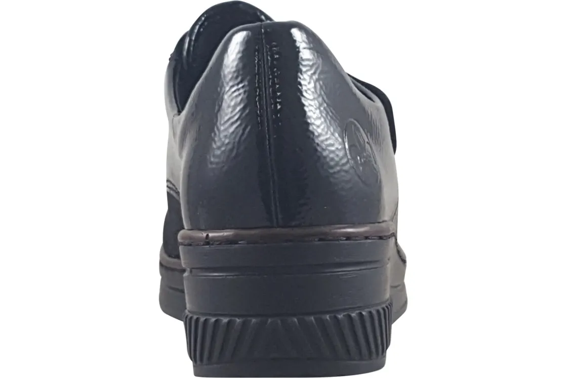 Women Rieker Womens Shoes<Ariel-2 487C0-00 Womens Black Shoes