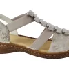 Women Rieker Womens Sandals<Cantara 62850 Womens Leather Sandals