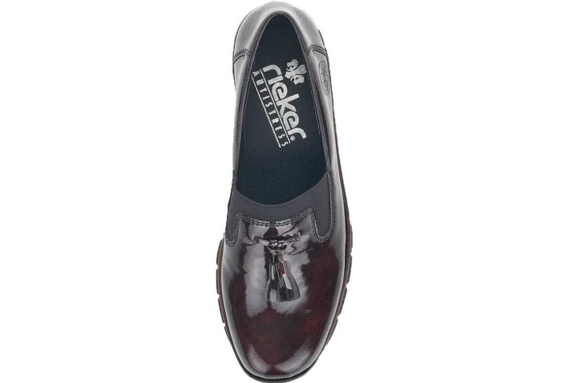Women Rieker Womens Shoes | Womens Loafers<Cyrus 53751 Womens Loafer Shoes