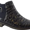 Women Rieker Womens Boots<Noeleen Z4965 Womens Leather Chelsea Boots
