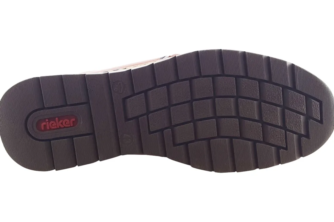 Rieker Apron Toe | Mens Shoes<Quest B2112 Mens Leather Fashion Trainers