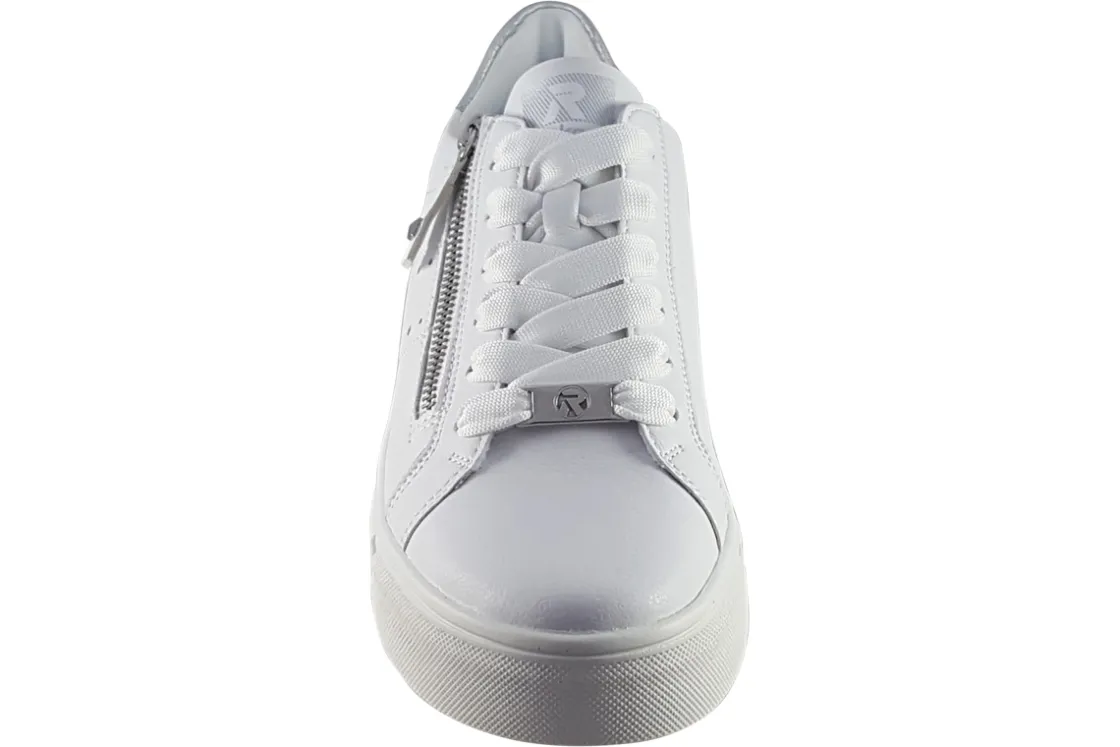 Women Rieker Womens Fashion Trainers<Rally W0505 Womens Leather Fashion Trainers