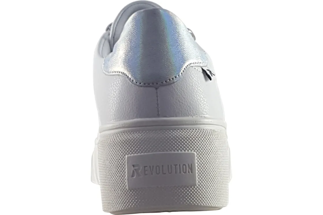 Women Rieker Womens Fashion Trainers<Rally W0505 Womens Leather Fashion Trainers