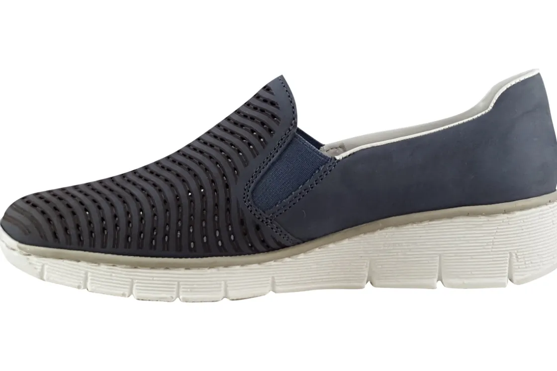 Women Rieker Womens Fashion Trainers<Slip 53792 Womens Leather Fashion Trainers