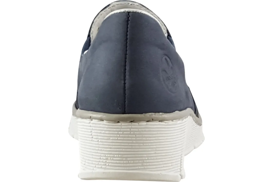 Women Rieker Womens Fashion Trainers<Slip 53792 Womens Leather Fashion Trainers