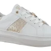 Women Rieker Womens Fashion Trainers<Troll W1202-82 Womens Fashion Trainers White Gold