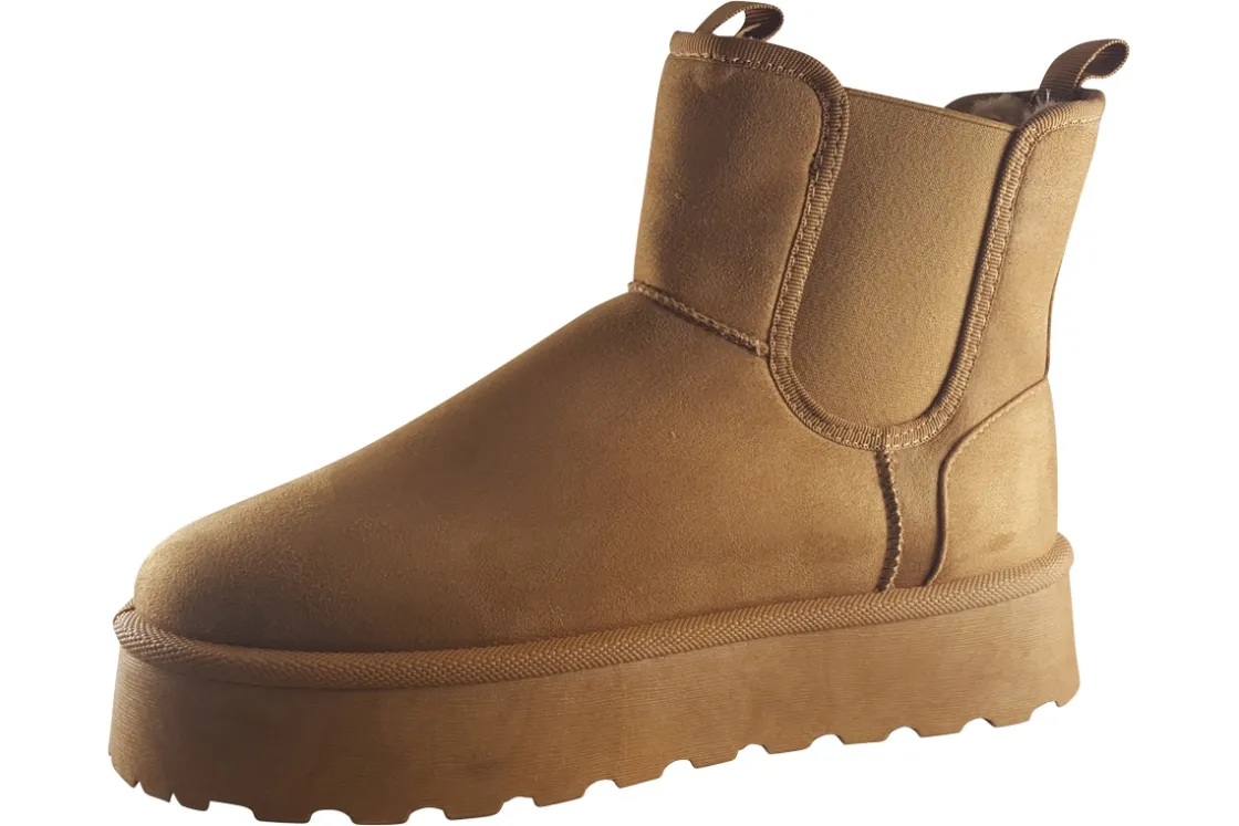 Women Shoes By Emma Womens Boots<Tatum Womens Suede Effect Chelsea Boots