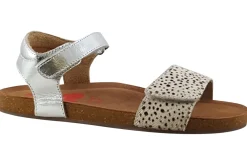 SHOESME Velcro | Girls Sandals<Petra Sdl IC215007 Girls Leather Sandals