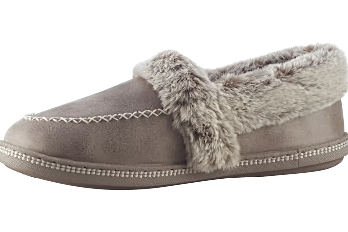 Women Skechers Womens Slippers<Cosy Camp LetsToast 167622 Womens Fluffy Slippers