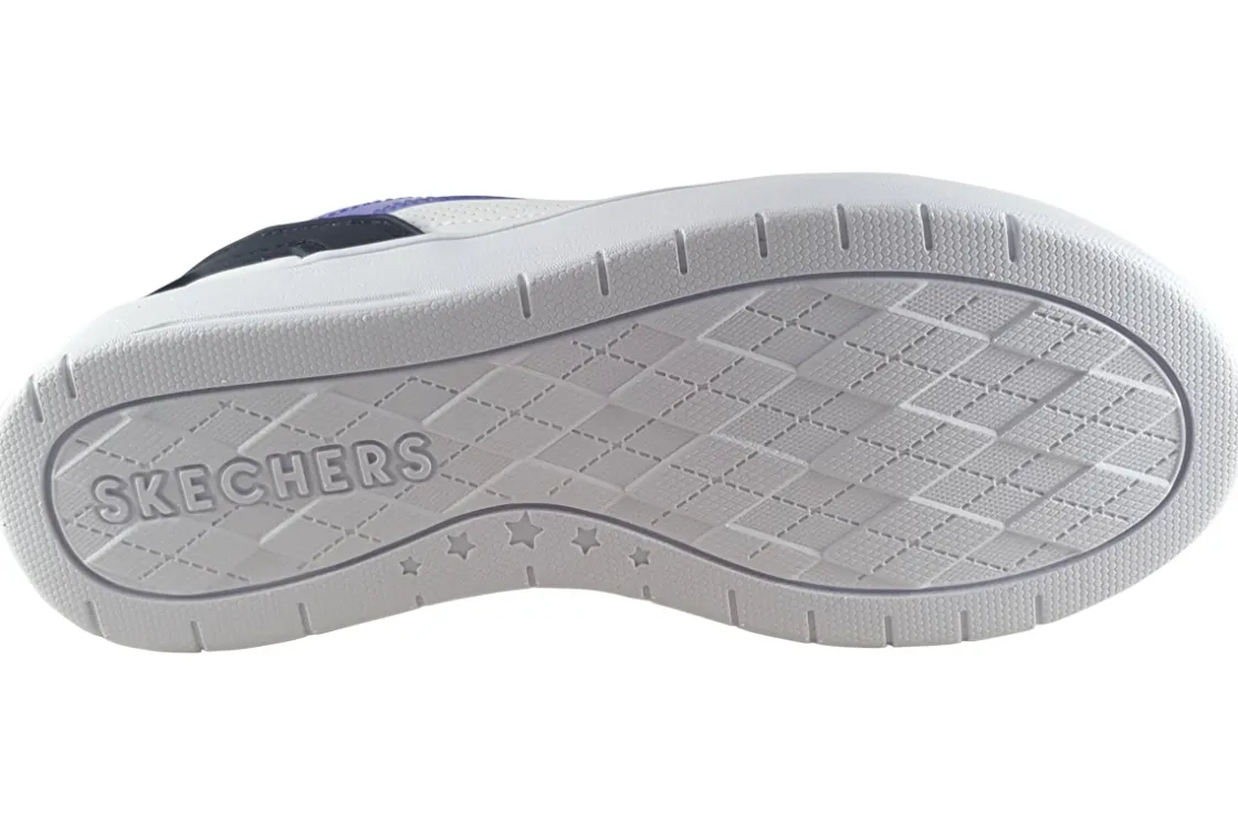 Skechers Laced | Washable<CourtHigh Crush 310191L Girls Sports Trainers