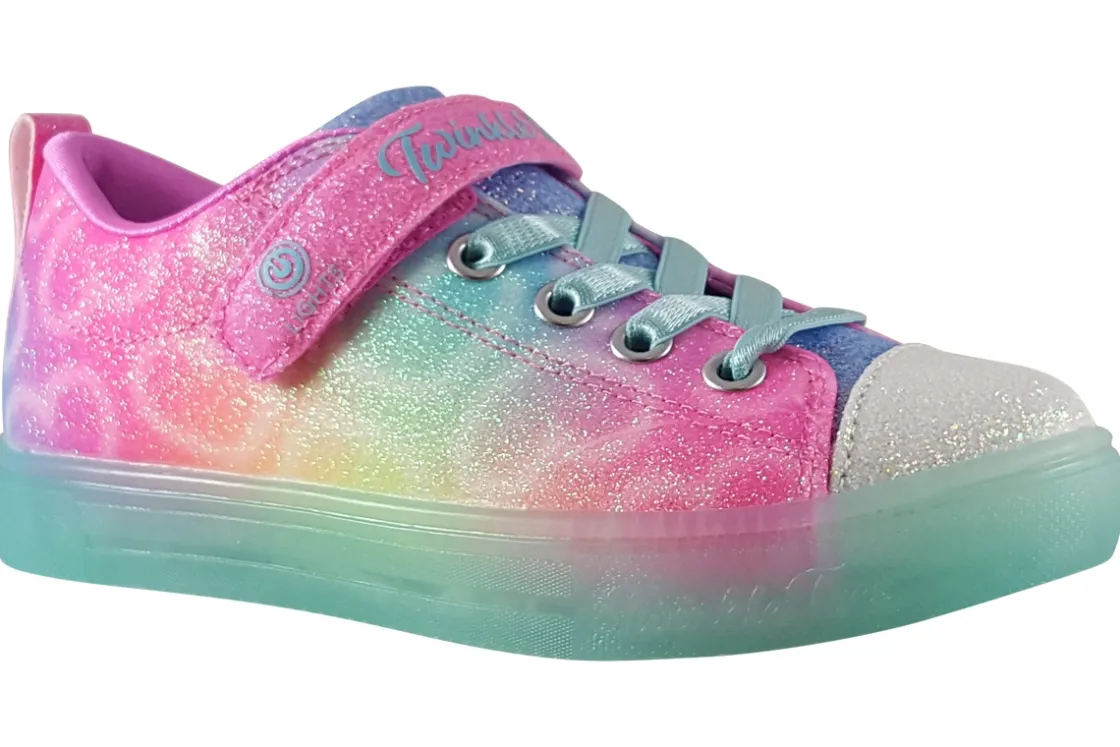 Skechers Velcro | Lights<Dreamsicle 314782L Girls Shoes