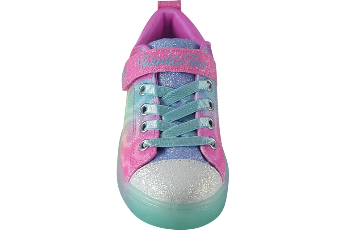 Skechers Velcro | Lights<Dreamsicle 314782L Girls Shoes