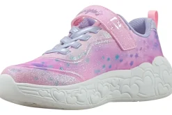 Skechers Velcro | Girls Trainers<Eternal Hearts 302696L Girls Fashion Trainers Light Pink Multi