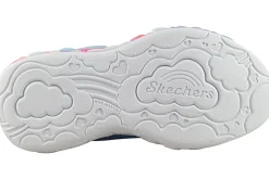 Skechers Velcro | Lights<Eternal Hearts 302696N Girls Trainers