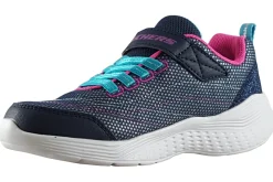 Skechers Velcro | Washable<Eternal Shine 302455L Navy Girls Sports Trainers