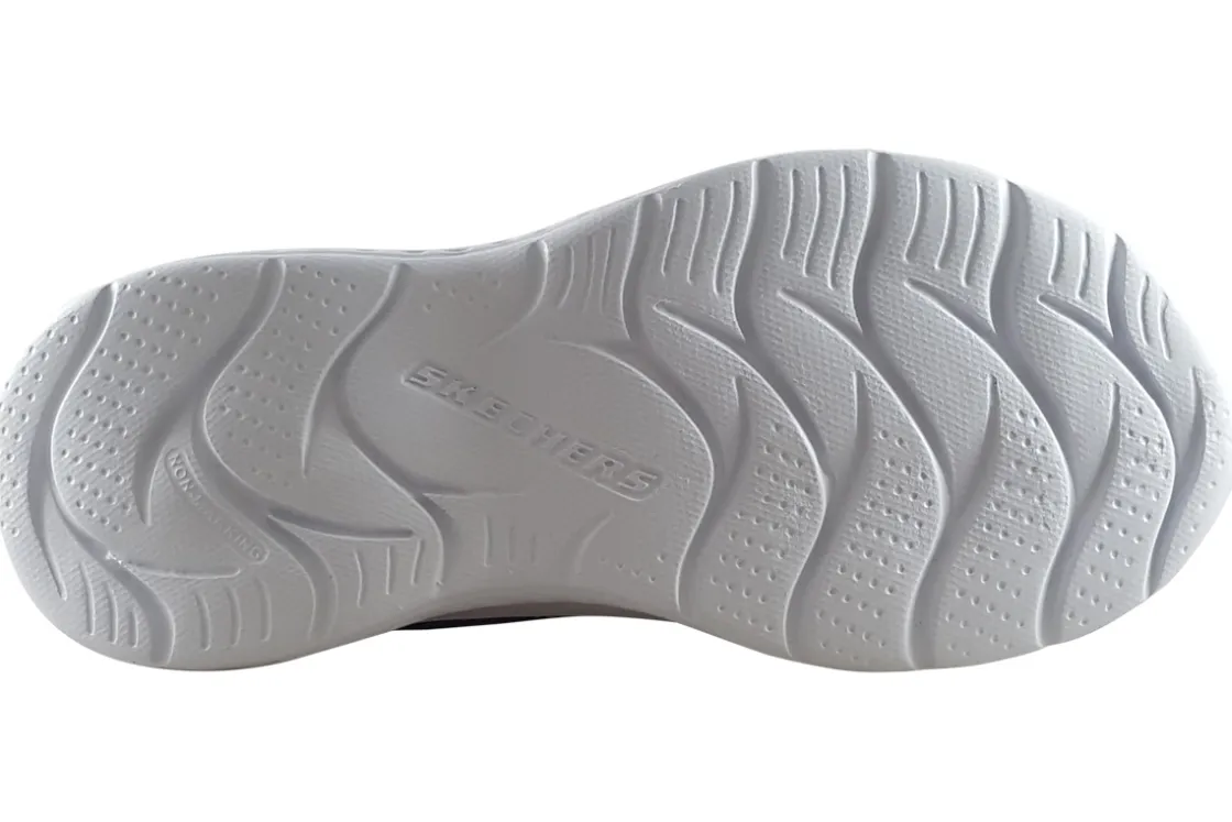 Skechers Velcro | Washable<Eternal Shine 302455L Navy Girls Sports Trainers