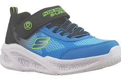 BOY Skechers Velcro | Lights<Krendox 401495L Boys Trainers Black Blue