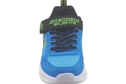 BOY Skechers Velcro | Lights<Krendox 401495L Boys Trainers Black Blue