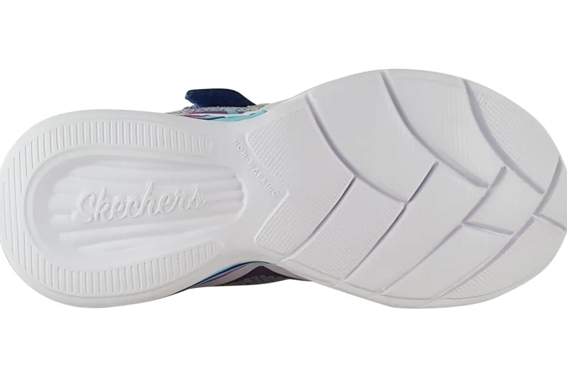 Skechers Velcro | Lights<Lets Shine 302313L Girls Sports Trainers
