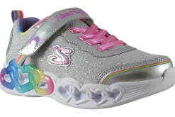 Skechers Velcro | Lights<Love Prism 303751L Girls Sports Trainers
