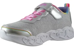 Skechers Velcro | Lights<Love Prism 303751L Girls Sports Trainers