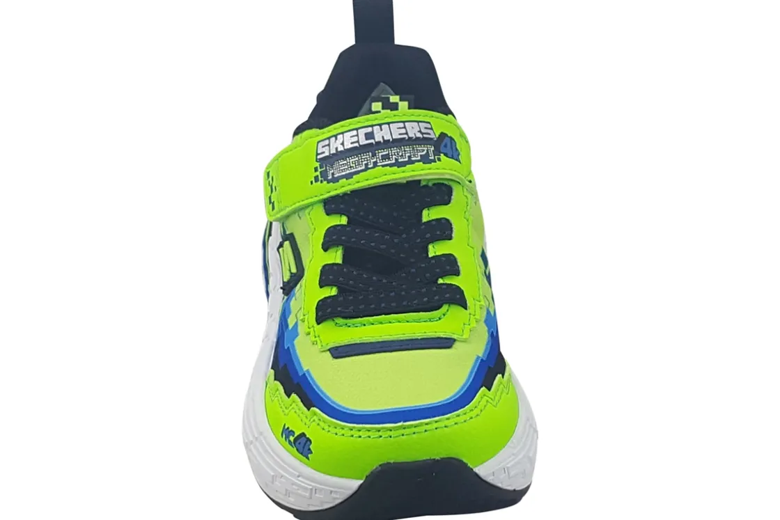 BOY Skechers Velcro | Washable<Mega Craft 4K 402160L Boys Trainers