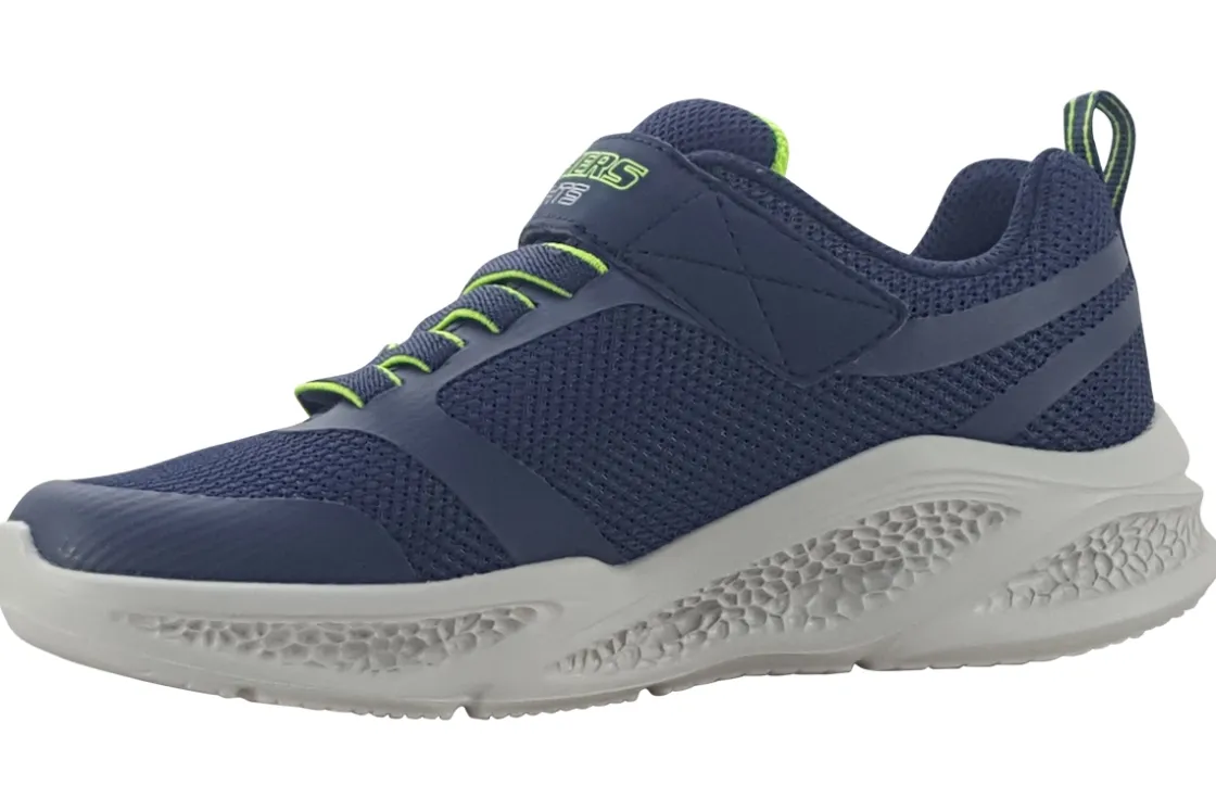 BOY Skechers Velcro | Boys Trainers<Meteor Lights 401675L Boys Sports Trainers