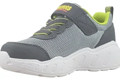 BOY Skechers Velcro | Boys Trainers<Play Scene 407312N Boys Fashion Trainers Charcoal Lime