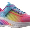 Skechers Velcro | Lights<Rainbow Cruisers 303721L Girls Sports Trainers