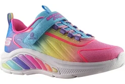 Skechers Velcro | Lights<Rainbow Cruisers 303721L Girls Sports Trainers