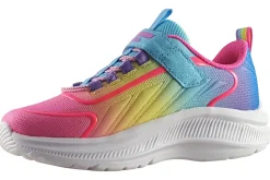 Skechers Velcro | Lights<Rainbow Cruisers 303721L Girls Sports Trainers