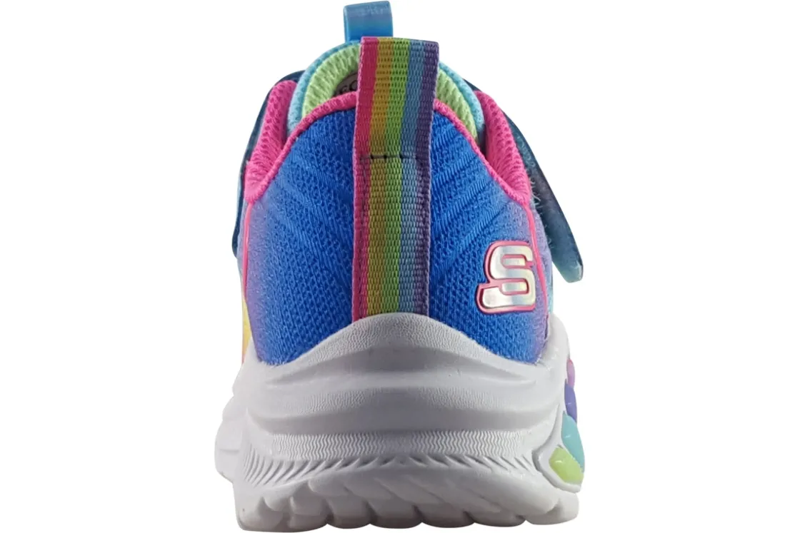 Skechers Velcro | Lights<Rainbow Cruisers 303721L Girls Sports Trainers