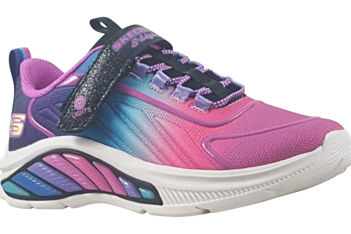 Skechers Velcro | Lights<Rainbow Cruisers 303721L Girls Sports Trainers